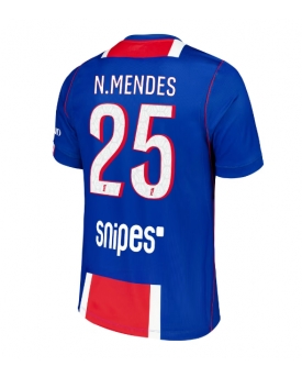 Paris Saint-Germain Nuno Mendes #25 Maglia Gara Casa Repliche 2026-27 Maniche Corte Paris Saint-Germain Nuno Mendes #25 Maglia Gara Casa Repliche 2026-27 Maniche Corte